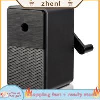 ราคา Zhenl กบเหลาดินสอ zhenl สำหรับนักเรียนมือหมุนแบบปรับได้พร้อมกล่องขี้กบความจุขนาดใหญ่ Incisive Art School สีดำ (57254046646)