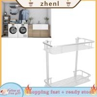 ราคา Zhenl Zhenl ชั้นวางของติดผนังอลูมิเนียมอัลลอยด์ 2 ชั้นลอยเก็บห้องน้ำห้องครัวห้องนั่งเล่น (43179346825)