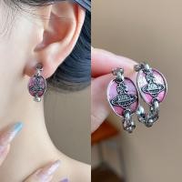 ราคา เข็มเงินรูปตัว C และต่างหูทรงดาวเสาร์เก่า สไตล์หรูสำหรับผู้หญิง (44318020093)