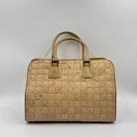 ราคา กระเป๋าหนังนกกระจอกเทศแท้ สีเบจโทนอ่อน (55355202702)