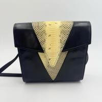 ราคา กระเป๋าสะพายcross body หนังสัตว์ผสมหนังงู (47002375715)