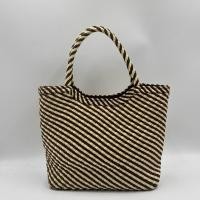 ราคา กระเป๋าสานโทนสีน้ำตาล ครีม ทรง tote (46605837255)