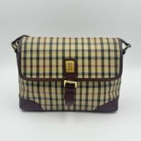 ราคา กระเป๋าสะพาย cross body ลายสก็อต Daks (46502422290)