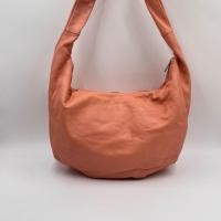 ราคา กระเป๋าสะพายไหล่หนังสังเคราะห์สีพีชอมส้ม มือสอง (45056572653)
