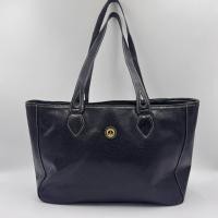 ราคา กระเป๋าหนังแท้สีดำทรง Tote ใบใหญ่ la tour eiffel (44554445733)