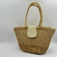 ราคา กระเป๋าสานสะพายไหล่ ประดับมุก มือสอง กระเป๋ามือสอง (43318410439)
