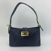 ราคา กระเป๋าสะพาย ทรงพอช หนังนกกระจอกเทศแท้ (45152450786)