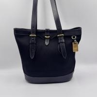 ราคา กระเป๋าสะพาย แคนวาสผสมหนัง dooney and bourke กระเป๋ามือสอง (40777865666)