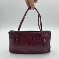 ราคา กระเป๋าถือ หนังนกกระจอกเทศสีแดง (49802964135)