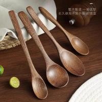 ราคา สไตล์ญี่ปุ่นปีกไก่ช้อนไม้สําหรับรับประทานอาหารด้ามยาวช้อนดื่มช้อนช้อนไม้ครัวเรือนไม้น้ําผึ้งช้อนไม้ (50754843128)