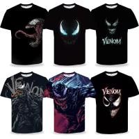 ราคา เสื้อยืด Marvel Venom สไตล์สำหรับเด็ก ดีไซน์พิมพ์ 3D เหมาะสำหรับการสวมใส่สบายในฤดูร้อน (29832484781)