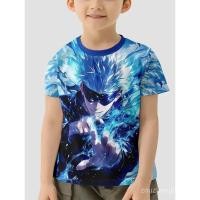 ราคา จูจุสึไคเซ็น เสื้อยืดเด็ก Satoru Gojo พิมพ์ 3D แฟชั่น เสื้อยืดสบายๆ เสื้อยืดฤดูร้อนที่สบาย (27531423538)