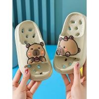 ราคา รองเท้าแตะในห้องน้ำสำหรับเด็กชายแบบการ์ตูนสาวน่ารัก ออกแบบเพื่อกันลื่นและแห้งไว พื้ดนุ่มสบาย (53055220493)