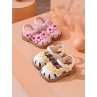 ราคา รองเท้าแตะสำหรับเด็กหญิงวัยหัดเดิน สไตล์เจ้าหญิง ลายดอกไม้ ออกแบบมาให้อ่อนโยนและกันลื่น (28544460348)