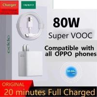 ราคา Super VOOC OPPO super fast charger 80w สําหรับ OPPO REALME type c charger (47806183042)