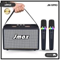 ราคา JMAX ลำโพงบลูทูธ รุ่น JM 10PRO แถมไมค์ลอย2ตัว ปรับเบสได้ ร้องคาราโอเกะ 30W BT AUX TWS MICROPHONE (27939247425)