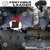 ราคา พรมรถยนต์ FORTUNER2016 2026 ราคาพิเศษ 7ชิ้น แบบ 6D ราคาถูกพร้อมของแถมหมอนรองคดปลอกหุมเบลในชุด (14200725277)