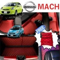 ราคา NISSAN March พรมหนังปูพื้น 6D นิสสัน มาร์ช 2010 ถึงปัจจุบัน สั่งตัดตรงุร่น เต็มห้องโดยสาร แจ้งรายละเอียด จัดส่งไว (22117591343)
