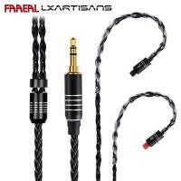 ราคา FAAEAL LXARTISANS LXDY802 หูฟังเปลี่ยนสาย 3 5 มม ตรง L Shape Plug HiFi Black Silver Plated อัพเกรดสายสําหรับ Audio Technica IM01 IM02 IM03 IM04 IM50 IM70 (47007848516)