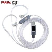 ราคา FAAEAL KZ M2 Dual Mic หูฟังอัพเกรดสาย DAC ถอดรหัส Chipset Type C EQ จูนสวิทช์ OFC Silver Plated หูฟังเปลี่ยนสาย QDC สําหรับ EDX Pro (46954671148)