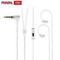 ราคา FAAEAL TRN A7 ชุดหูฟังเปลี่ยนสาย 3 5 มม Type C Silver plated สายหูฟัง HiFi Audio อัพเกรดสาย 2Pin S Connector หูฟังอุปกรณ์เสริม (53857615604)