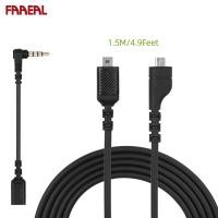 ราคา Faaeal สายสัญญาณเสียงทดแทนสําหรับ SteelSeries Arctis 3 Arctis Prime Arctis 5 Arctis 7 Arctis Pro ชุดหูฟังสําหรับเล่นเกมอัพเกรดสายไฟ (26280980750)