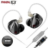 ราคา FAAEAL KZ Duonic ชุดหูฟังเพลงลดเสียงรบกวน Super Linear Dynamic Driver HIFI IEM หูฟังแม่เหล็ก Dual ไมโครโฟนปรับจูนเบสหูฟังที่ถอดออกได้สาย (42726051403)