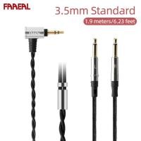 ราคา FAAEAL หูฟังเปลี่ยนสาย 1 5 M 1 9 M HiFi Sound 5N OFC สาย Dual 3 5 มม ชุดหูฟังอัพเกรดสําหรับ Sundara Arya Hifiman HE4XX HE560 HE400SE HE 350 (42503169997)