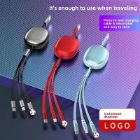 ราคา 3in1 สายชาร์จ 3 หัว พร้อมตลับเก็บสายชาร์จ Fast Charger 120W ความยาว1 2 เมตร สำหรับ iOS Micro Type C (52704721612)