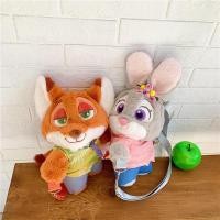 ราคา กระเป๋าการ์ตูน ใหม่คอคดเคี้ยวจูดี้นิคตุ๊กตากระเป๋าเป้สะพายหลังตุ๊กตาZootopiaกระเป๋าเป้สะพายหลังขอ (45106055960)