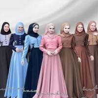 ราคา รุ่นอลิซ เปเป้ทูโทนกระดุมอก ชุดเดรสอิสลาม ชุดเดรสมุสลิม ชุดออกงานอิสลาม ไม่รวมผ้าคลุม แบรนด์November19 (29266375550)