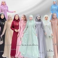 ราคา รุ่นชีฟองแถบแต่งมุก ชุดเดรสอิสลาม ชุดออกงานอิสลาม ชุดเดรสมุสลิม ไม่รวมผ้าคลุมเข้าชุด แบรนด์November19 (28932702380)