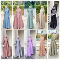 ราคา รุ่นดีนี่ กลิตเตอร์บานลายดอก ชุดเดรสอิสลาม ชุดเดรสมุสลิม ไม่รวมฮิญาบเข้าชุด แบรนด์November19 (26708298004)
