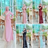 ราคา รุ่นเทเลอร์ ชุดเดรสอิสลาม ชุดออกงานอิสลาม ชุดเดรสมุสลิม ไม่รวมผ้าคลุมเข้าชุด แบรนด์November19 (28519840012)