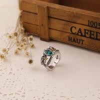 ราคา แหวนผู้ชายสำหรับหลายโอกาส ประดับพลอยสีเขียวงามบนสร้อยเงิน สไตล์แฟชั่น (55356967514)