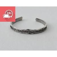 ราคา สร้อยข้อมือผู้ชายแบบวินเทจ ลายไทยสีเงิน ดีไซน์พิเศษ (54957367444)