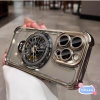 ราคา แฟชั่นหมุน Gyro Stand เคสโทรศัพท์สําหรับ Google Pixel 10 9 8 7 Pro XL 9A 8A 7A GooglePixel10 GooglePixel9 GooglePixel8 ปลอกโปร่งใสกันกระแทกปกอ่อน (52354628062)