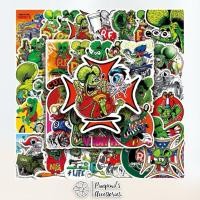 ราคา ร้านในไทยพร้อมส่ง สติ๊กเกอร์กันน้ำลายหนูผี RAT MONSTER Waterproof Decoration Sticker Set (53657835340)