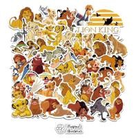 ราคา ร้านในไทยพร้อมส่ง สติ๊กเกอร์กันน้ำลายเดอะไลอ้อนคิง THE LION KING Waterproof Decoration Sticker Set (53107845797)