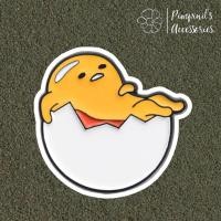 ราคา ร้านในไทยพร้อมส่ง เข็มกลัดลายไข่ขี้เกียจ กุเดทามะ GUDETAMA LAZY EGG SANRIO Enamel Brooch Pin (52807526652)