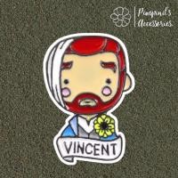 ราคา ร้านในไทยพร้อมส่ง เข็มกลัดลายวินเซนต์ แวน โก๊ะ VINCENT VAN GOGH Enamel Brooch Pin (52407642115)