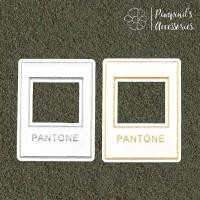 ราคา ร้านในไทยพร้อมส่ง เข็มกลัดลายการออกแบบเฟรมเวิร์ค PANTONE FRAMEWORK DESIGN Enamel Brooch Pin Set (50457734037)