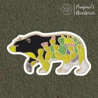 ราคา ร้านในไทยพร้อมส่ง เข็มกลัดลายหมีขั้วโลก POLAR BEAR Enamel Brooch Pin (50007792312)