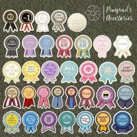 ราคา ร้านในไทยพร้อมส่ง เข็มกลัดเซ็ทตราสัญลักษณ์ป้ายต่างๆ BADGE COLLECTION Enamel Brooch Pin Set (49707682058)