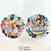 ราคา ร้านในไทยพร้อมส่ง สติ๊กเกอร์กันน้ำลายเจ้าชายน้อย THE LITTLE PRINCE Waterproof Decoration Sticker Set (44857852927)