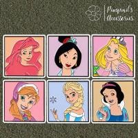 ราคา ร้านในไทยพร้อมส่ง เข็มกลัดเซ็ทเจ้าหญิงดิสนีย์ DISNEY PRINCESS Enamel Brooch Pin Set (57057520035)