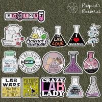 ราคา ร้านในไทยพร้อมส่ง เข็มกลัดเซ็ทอุปกรณ์ทางวิทยาศาสตร์และห้องแลป SCIENCE EQUIPMENT LABORATORY Enamel Brooch Pin Set (40729417258)