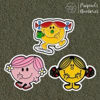ราคา ร้านในไทยพร้อมส่ง เข็มกลัดเซ็ท MR MEN LITTLE MISS MR MEN LITTLE MISS Enamel Brooch Pin Set (42829495450)