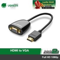 ราคา UGREEN รุ่น 40253 สายHDMI to VGA Full HD 1080p ที่ 60 Hz ตัวแปลงสัญญาณ HDMI Adapter (7675450439)