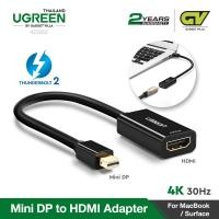ราคา UGREEN 40360 40361 Mini Display Port to HDMI Thunderbolt 2 0 4K Mini DP to HDMI Adapter Cable (6979729062)